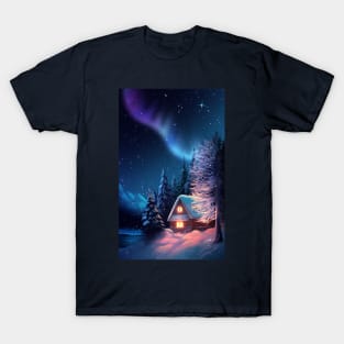 Cabin under the stars T-Shirt